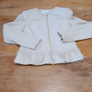 Calvin klein fringe jacket